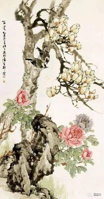 名家笔下《玉堂富贵图》赏析_搜狐网