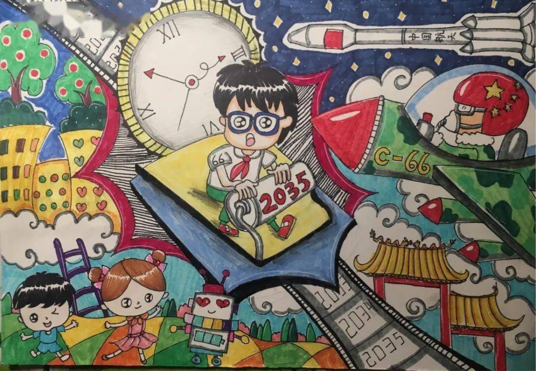 未来的自己,"红领巾"畅想2035