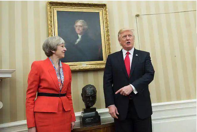 拜登移走丘吉尔像！英国媒体气炸了