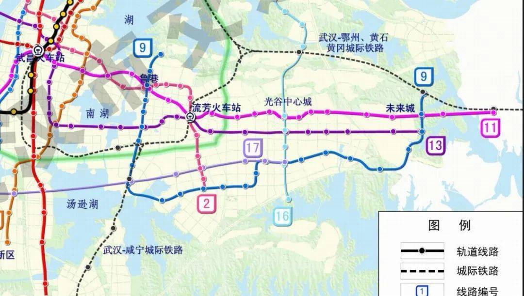 武汉地铁13号线将延伸至鄂州城区