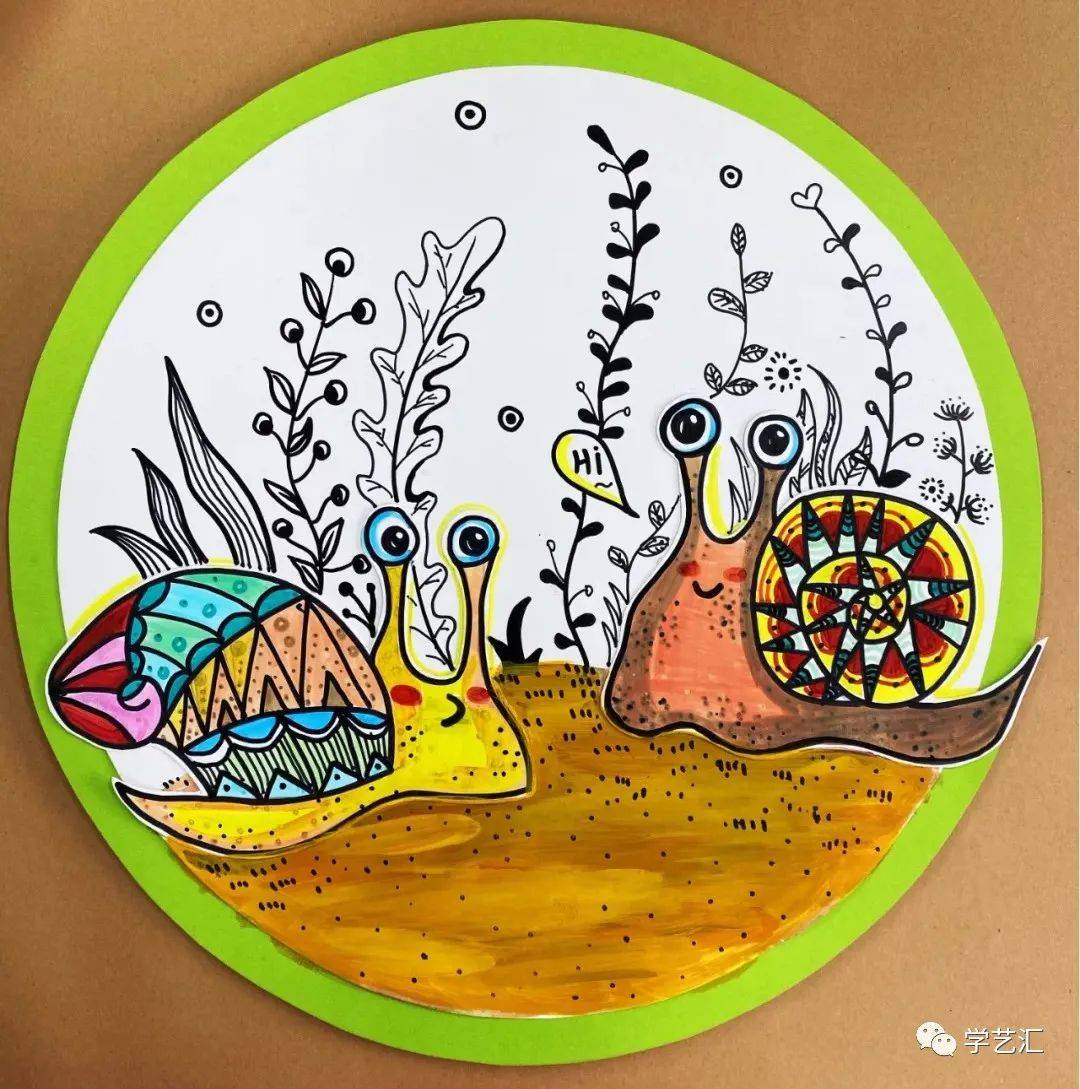 素材儿童画作品集创意满满的童画世界