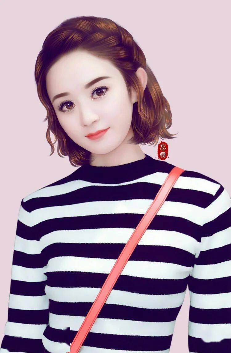 小骨赵丽颖手绘彩铅教程收藏