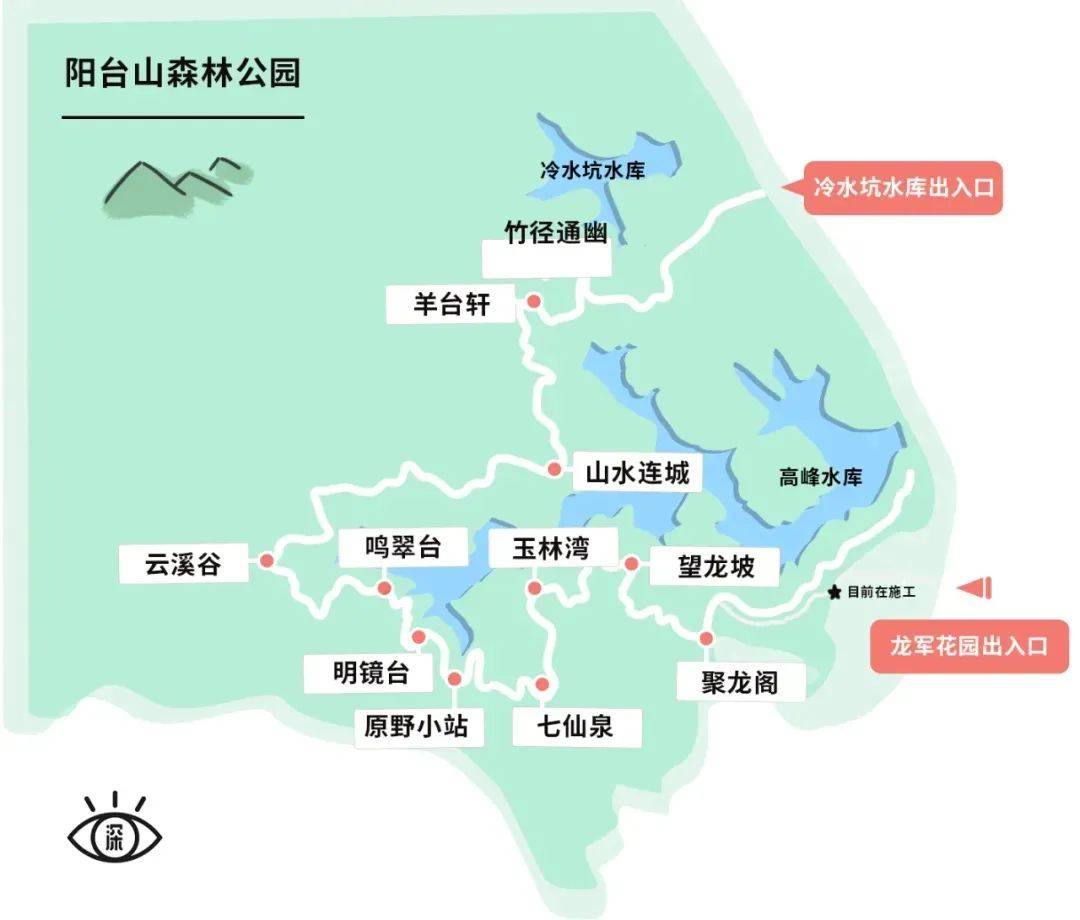 龙华环城绿道 线路图图片