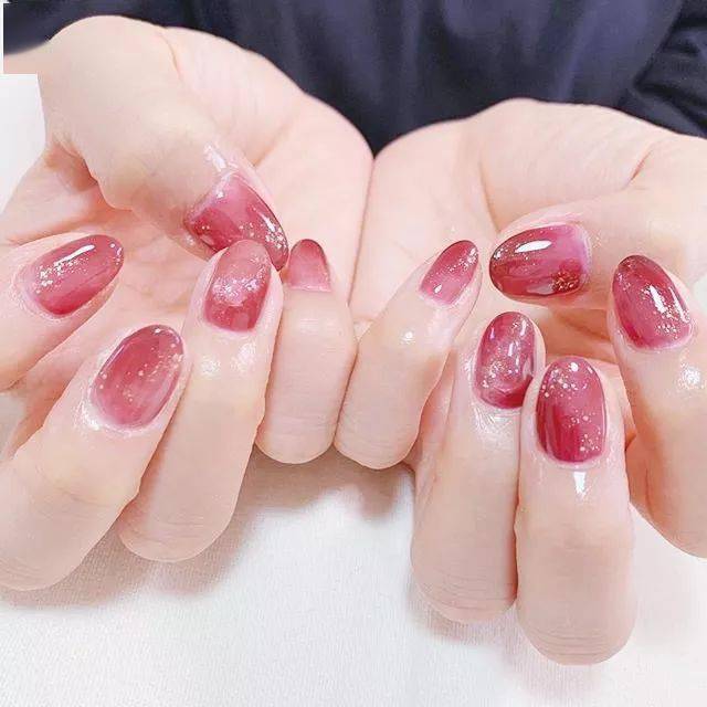 2021新年红色系美甲,转运必备