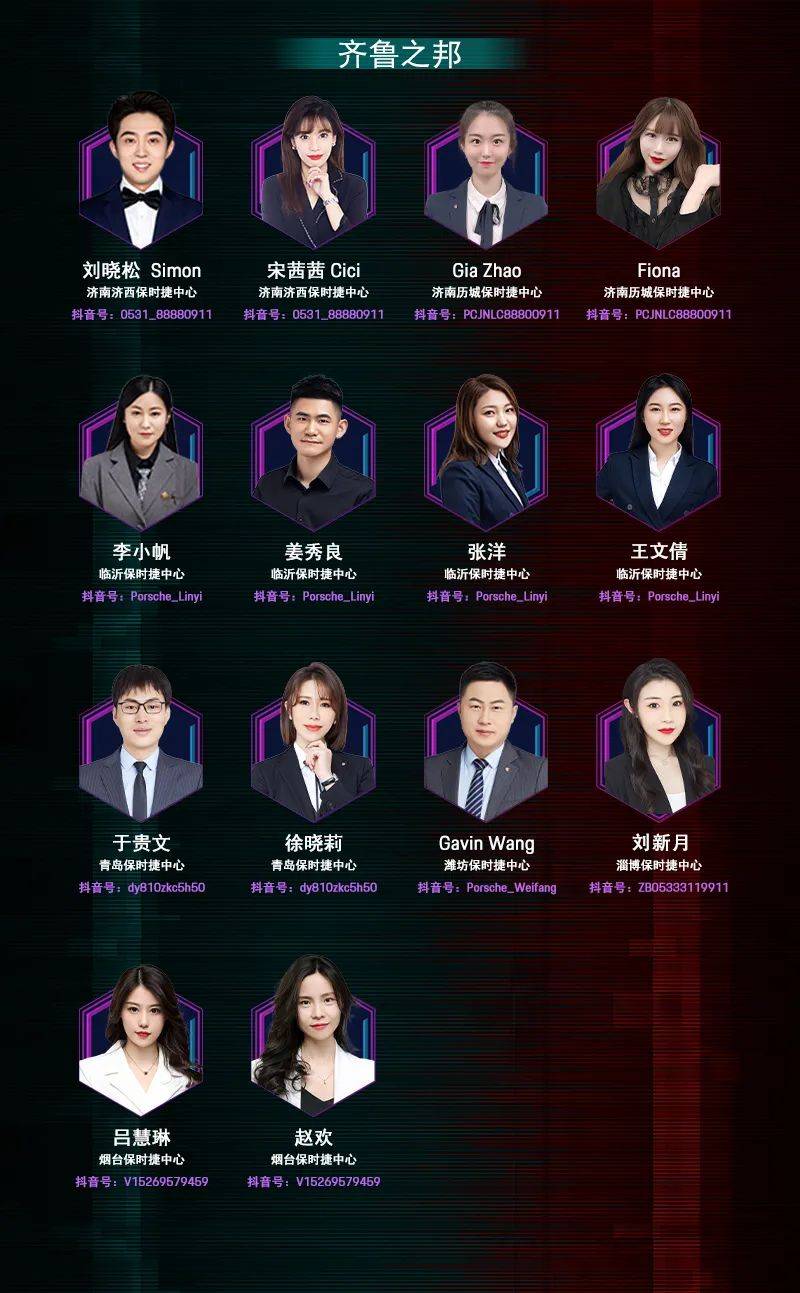 使命,下一个达人|2021 保时捷中国北区抖音红人选秀大赛海选名单