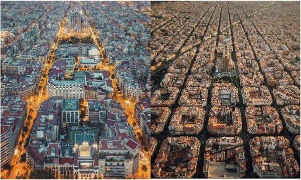 这种超级街区的成功得益于巴塞罗那本身棋格式的城市布局