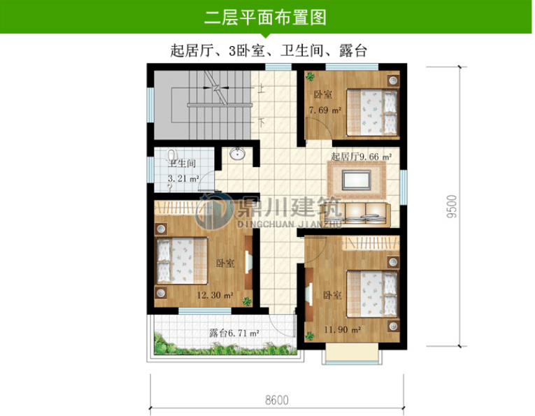 佔地80到100平方米,12款自建別墅戶型,小宅基地照樣建出大宅範兒