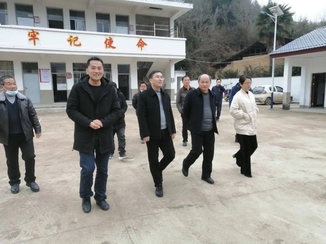 唐咸富深入马头山镇督导村(社区)两委换届工作并看望