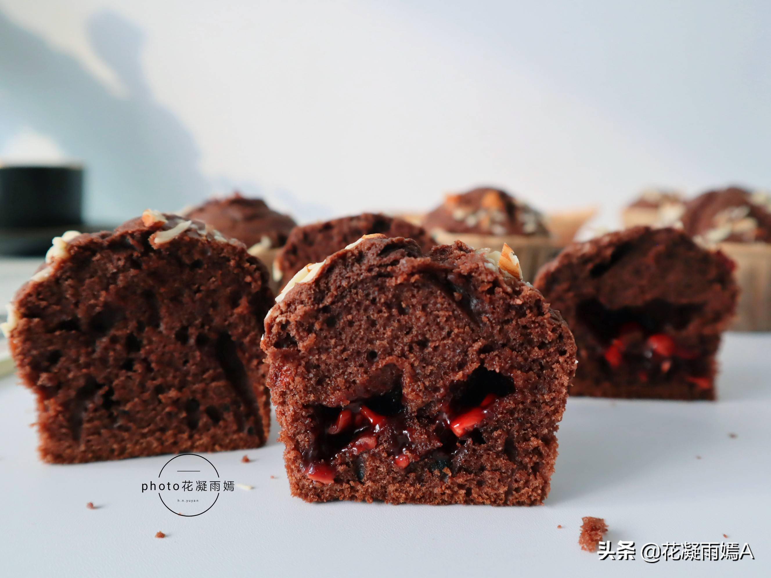 免打发零失败,不用黄油,只需搅一搅,巧克力玛芬蛋糕,孩子最爱