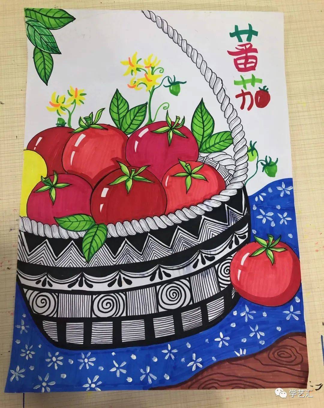 作品近期火爆全网的幼儿园创意儿童画太有趣啦