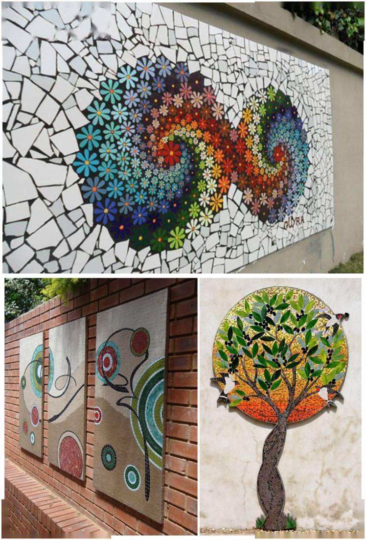 瓷砖碎成渣也大有用途拼成图案用在这9处效果出奇好看