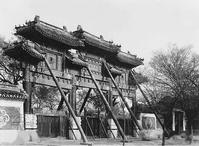 珍藏老照片白云古观的旧时回忆