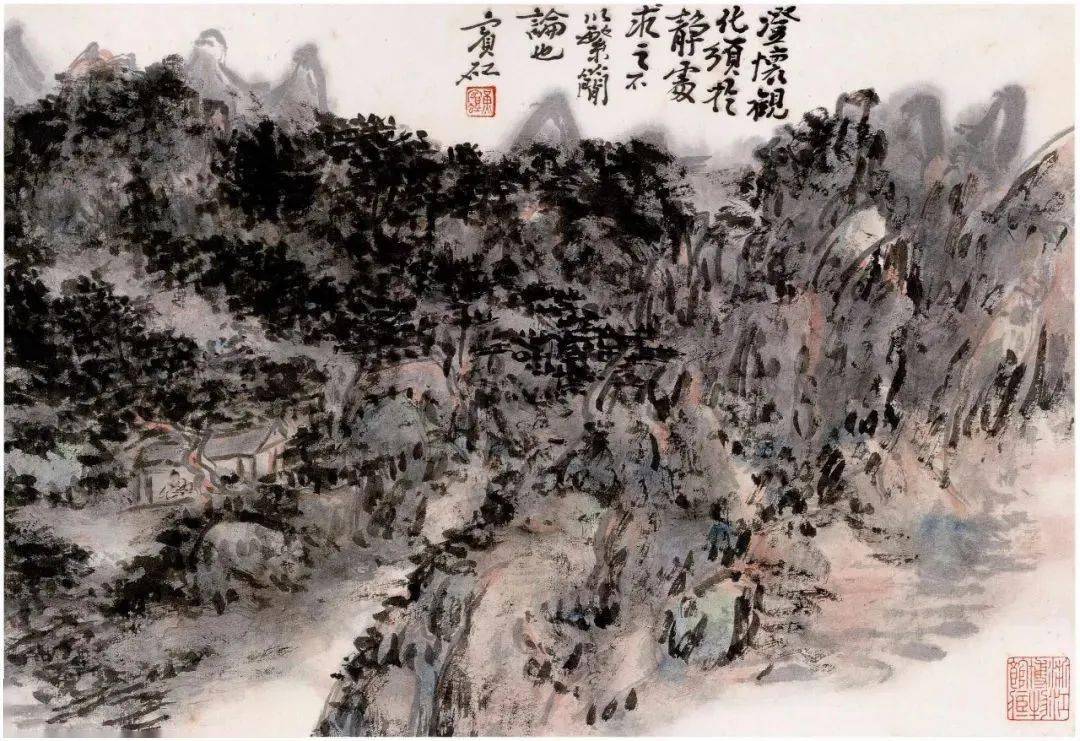 黄宾虹山水作品中笔墨意境美_搜狐网