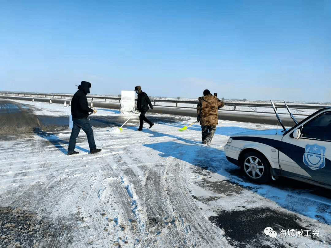 【基層動態】風中雪中 抗疫我們在一起_西四鎮