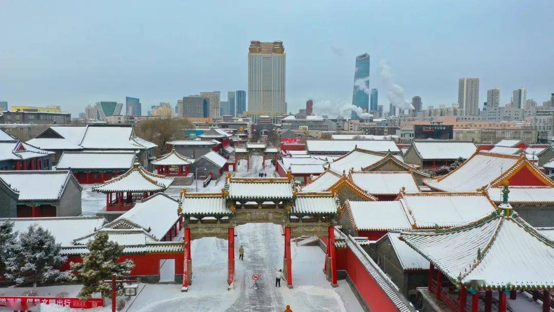 瀋陽故宮迎大雪,400年皇城銀裝素美如畫