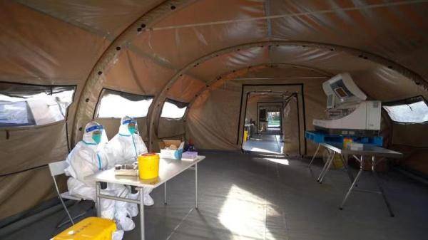 核酸|5天可完成200床隔离病房安装，新型防疫移动医院在上海投入使用
