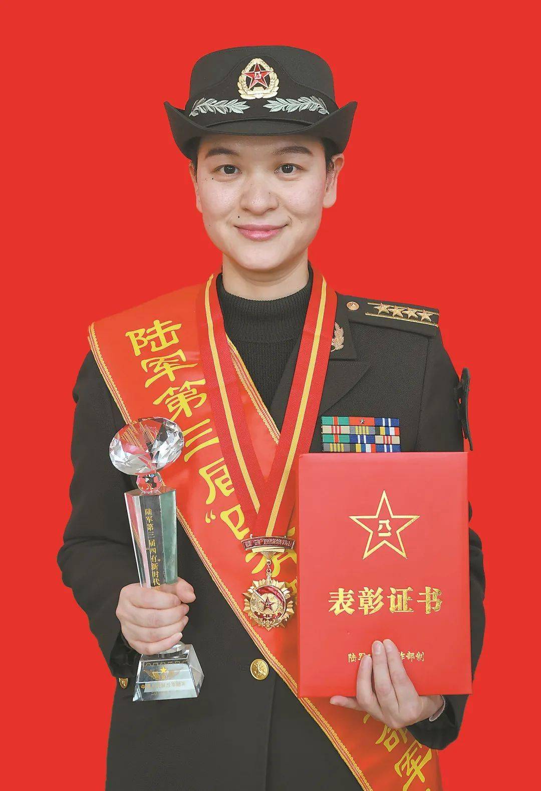 扶风籍宋彩萍入围陆军第三届四有新时代革命军人十大标兵