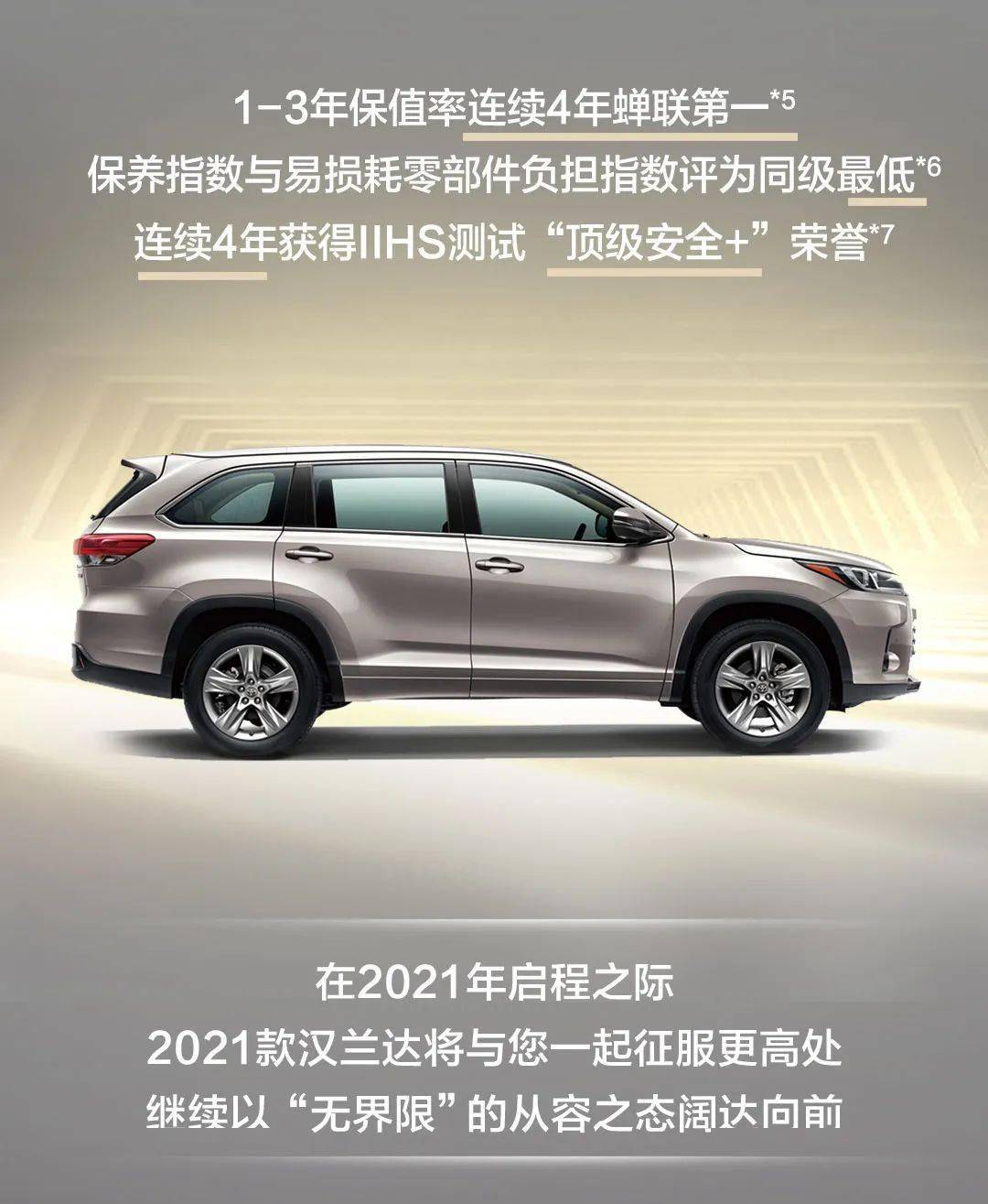 新年豪华之选2021款汉兰达焕新上市增配不增价