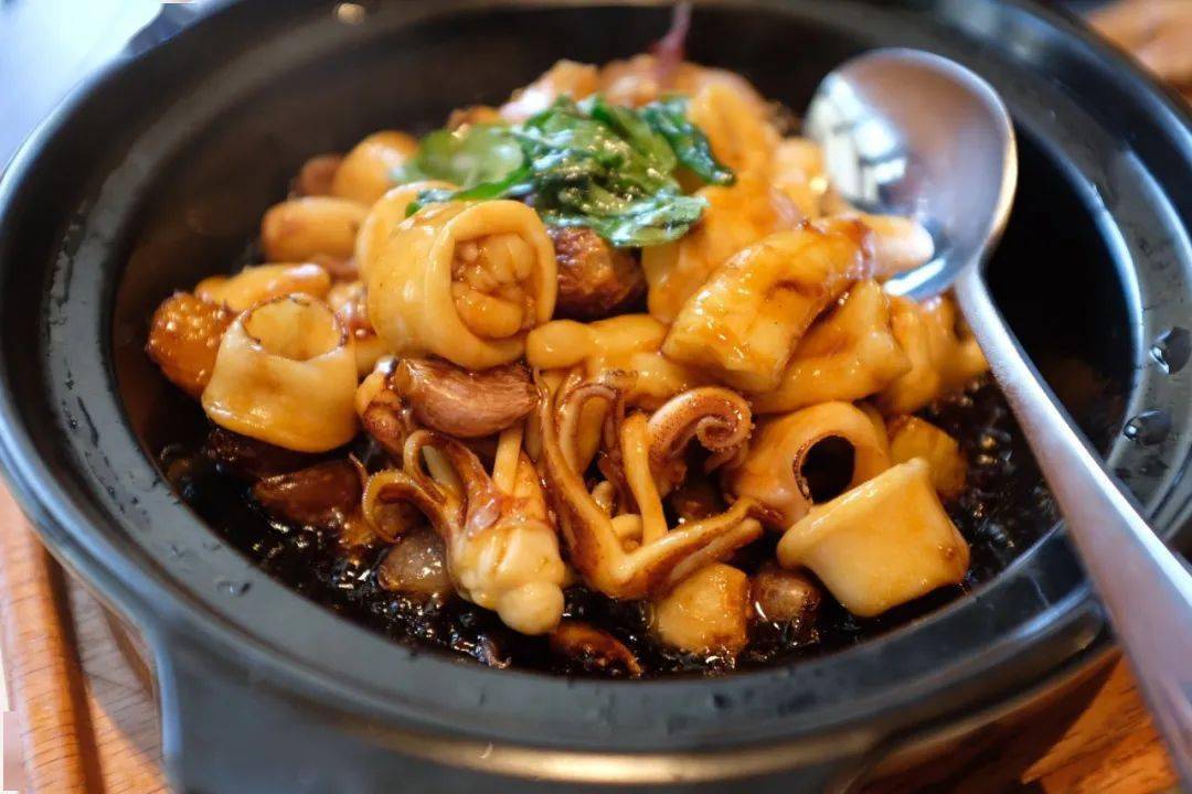 三杯焗东山小管