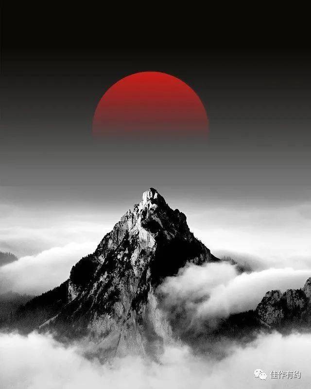 别有意境的黑白风景