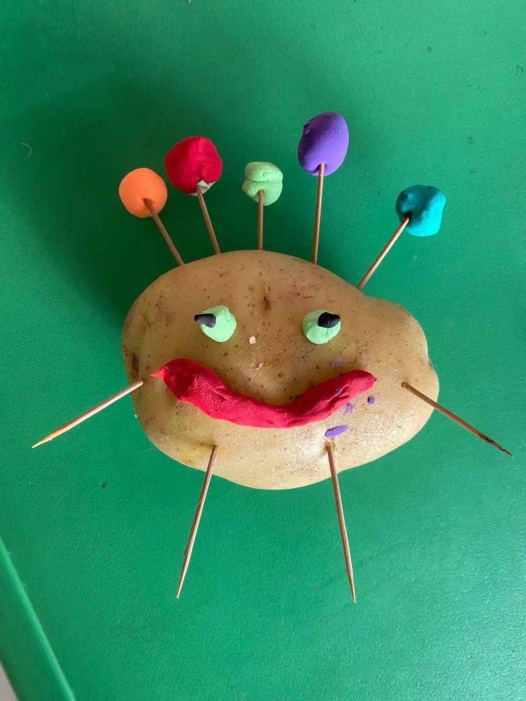 幼儿土豆手工造型娃娃图片