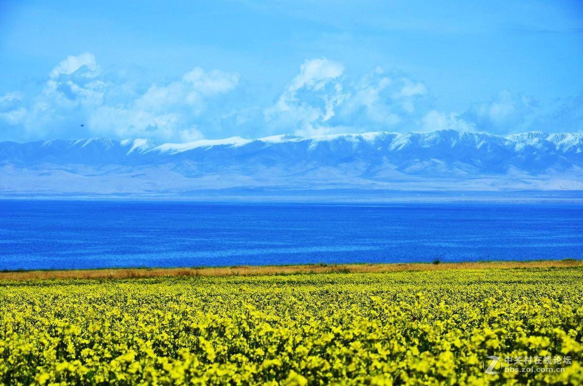 青海湖,古称"西海",是中国最大内陆湖,蔚蓝清澈,如同蓝宝石