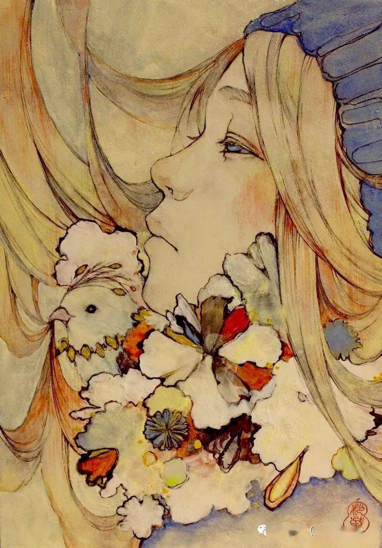 毕业于东京艺术大学美术研究科日本画专业岛田沙菜美