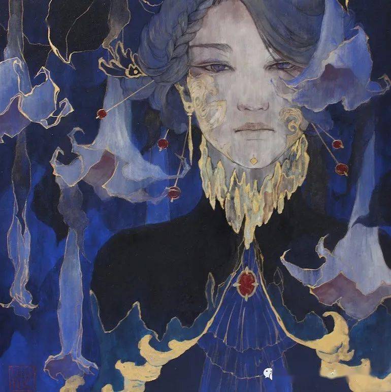 毕业于东京艺术大学美术研究科日本画专业岛田沙菜美