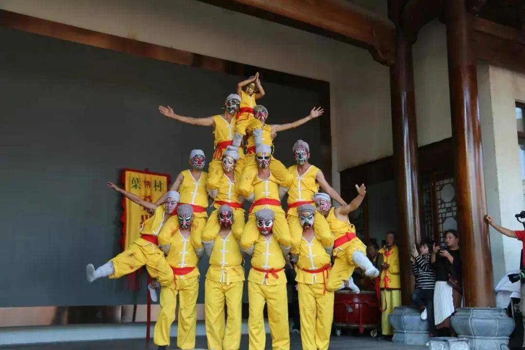 徽州过大年徽州一绝叠罗汉祈福平安闹新春