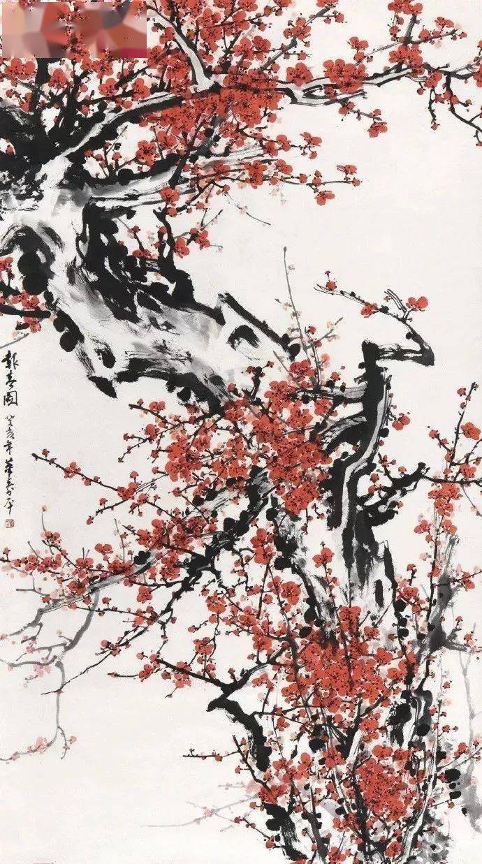 董寿平画梅花_搜狐网