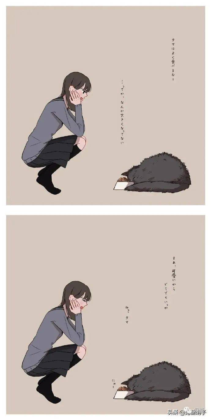 大vs小,插画中的对比技巧!