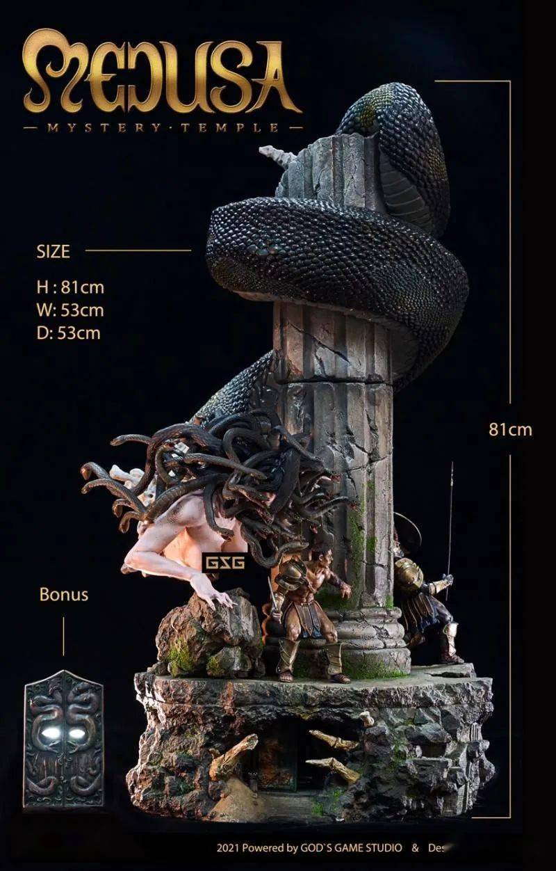 【资讯】gsg studio 美杜莎神庙 gk限量雕像