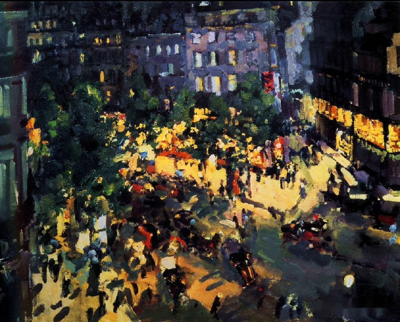 俄罗斯印象派画家,康斯坦丁·柯罗文,油画作品欣赏_阿列克谢