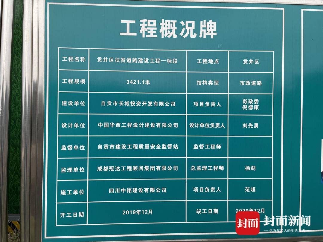 四川自贡政协委员反映民意群众出行有困难这条扶贫道路改造工程何时