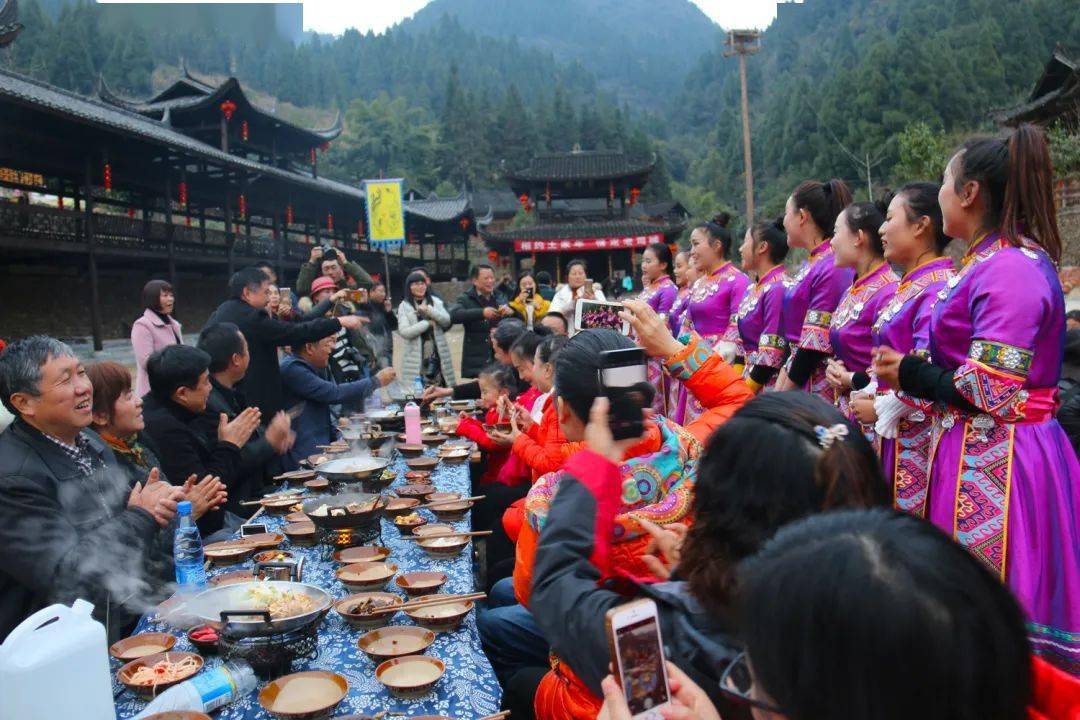 神秘湘西过大年老司城不二门景区邀请您一起过土家年