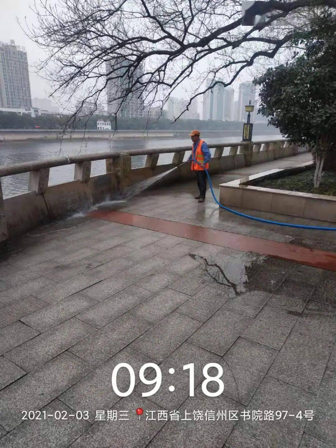 西路及陸羽公園沿湖路固廢處置監管2月2日下午,市城管局局長劉德年,市