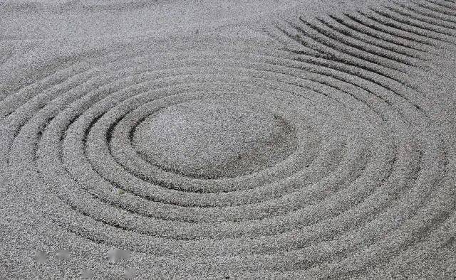 正午空间设计枯山水砂与石演绎的3d意境穷尽想象的寂寞之美