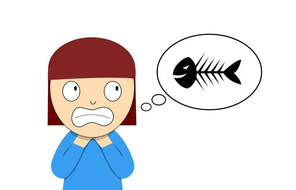 鱼刺卡喉咙图片搞笑图片