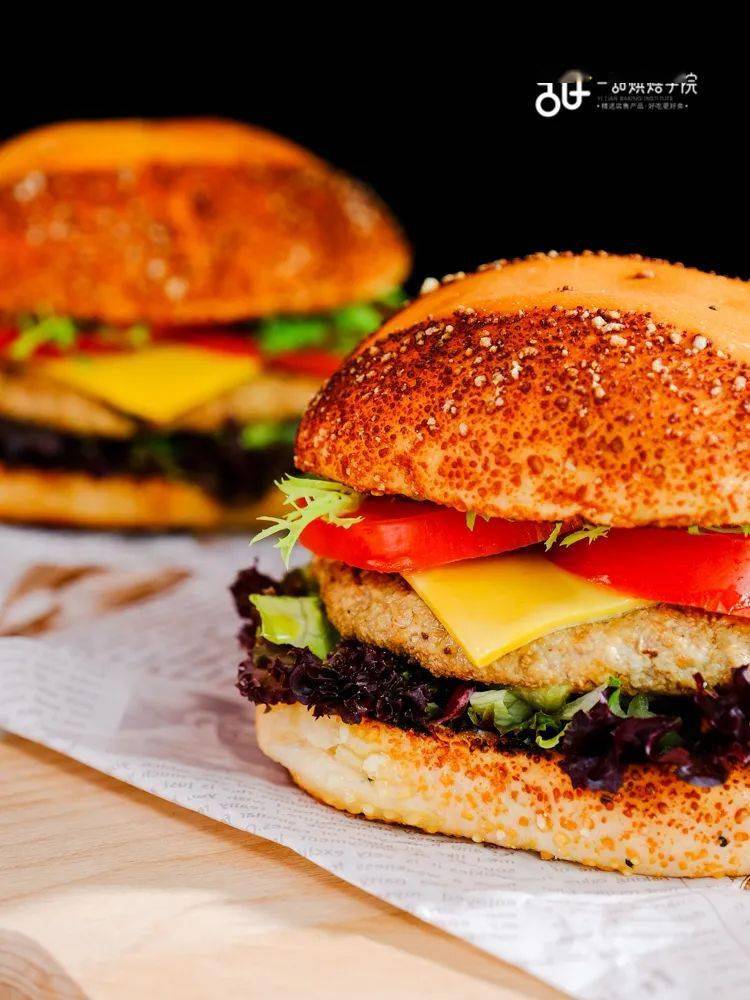 5款正宗特色汉堡胚5款百搭夹馅5款特调酱汁荤素搭配营养均衡保你忘不