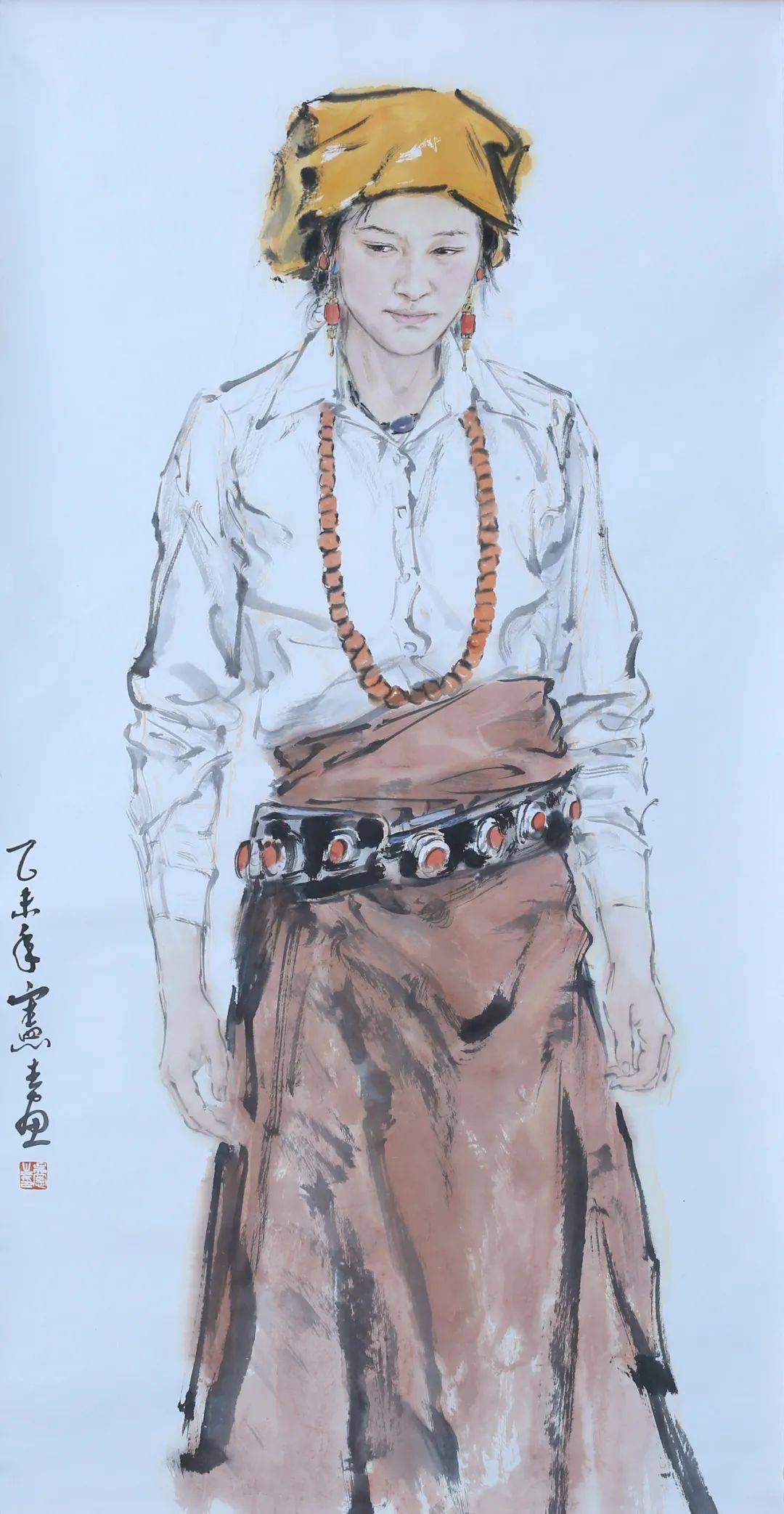 《人物少女》吴宪生 国画《江山画新貌》章飚 国画本次征集活动,采取