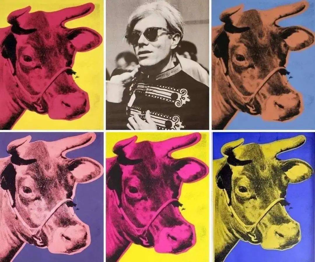 曾在1928-1987年间创作过以牛为主题的丝网版画张贴画——《奶牛》