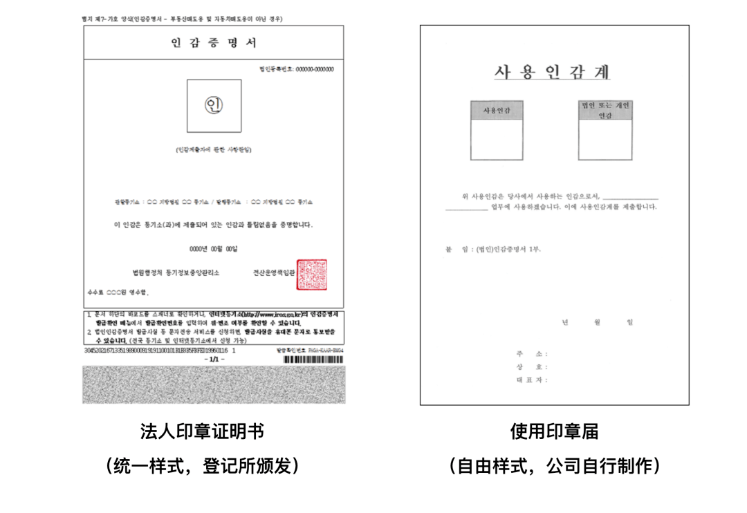 跟韩国公司签约,盖两种章可以吗?