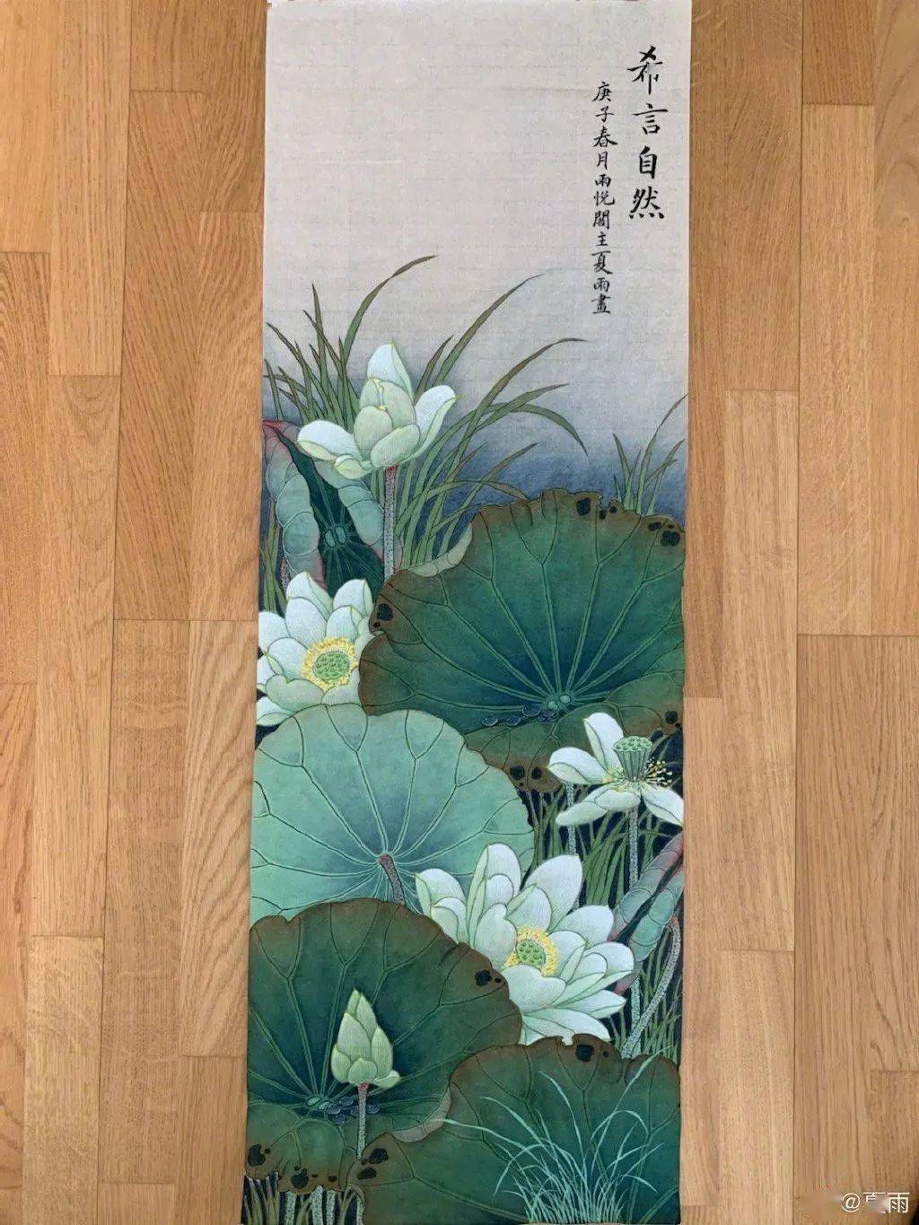 影帝夏雨晒书法工笔只是业余爱好却打脸无数明星教授网友这个宝藏男孩