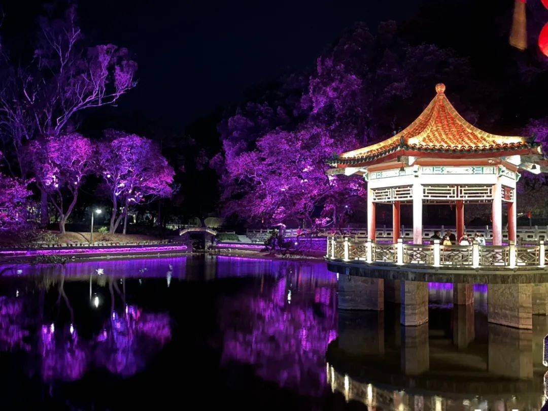 罗浮灯光夜景醉人心,春节夜游罗浮正恰时!_浮山
