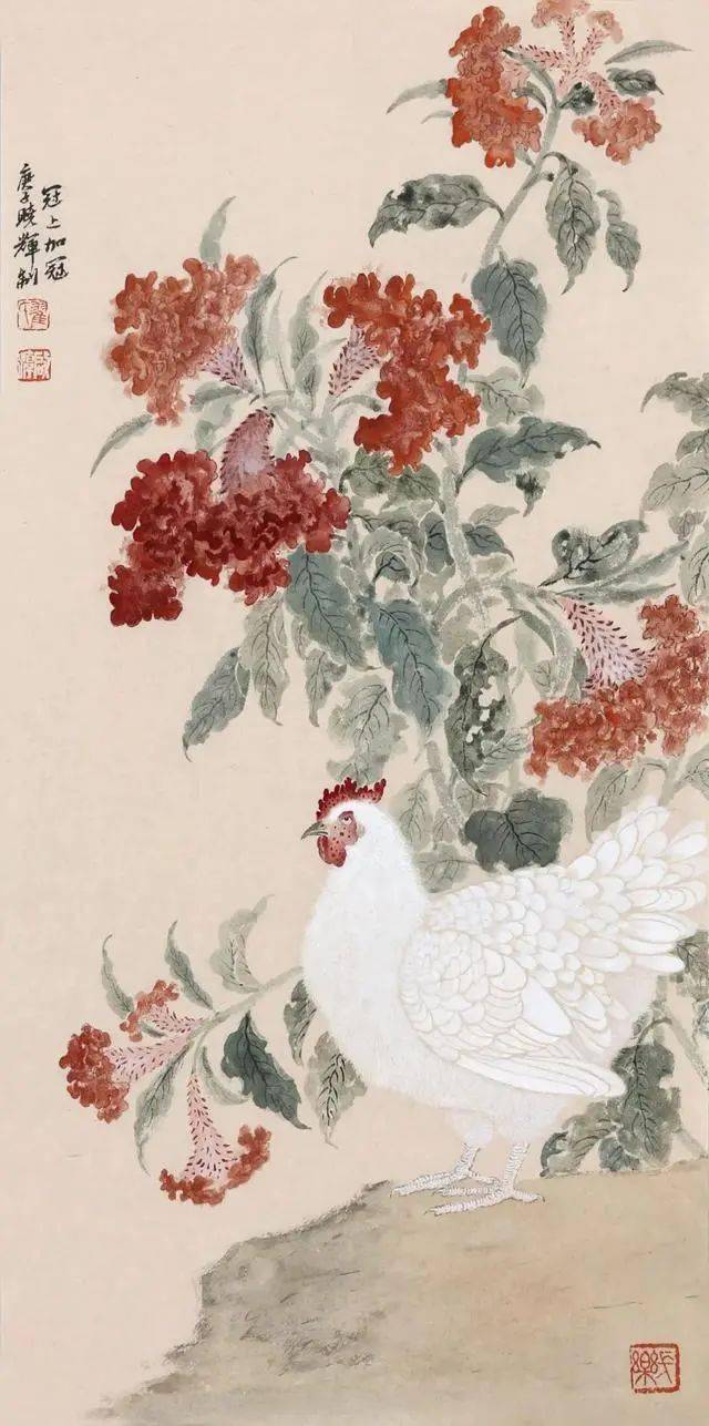 《运河第一湾》国画崔洪义《金峯在望》国画杜春辉《听蝉》国画冯锡东