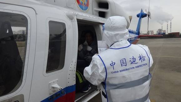 春节首日东海救助局派遣救助直升机 救助一名外籍患病船员 信息