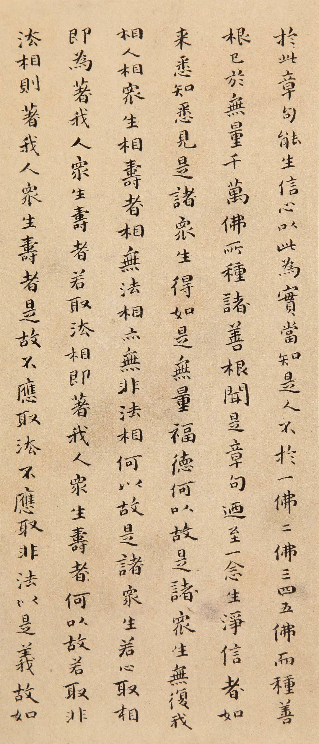 傅山小楷金刚经宗法魏晋