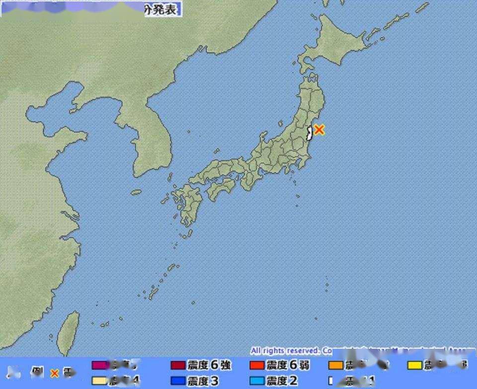 3級!日本福島外海再發大地震,竟是2011年311大地震餘震_福島縣