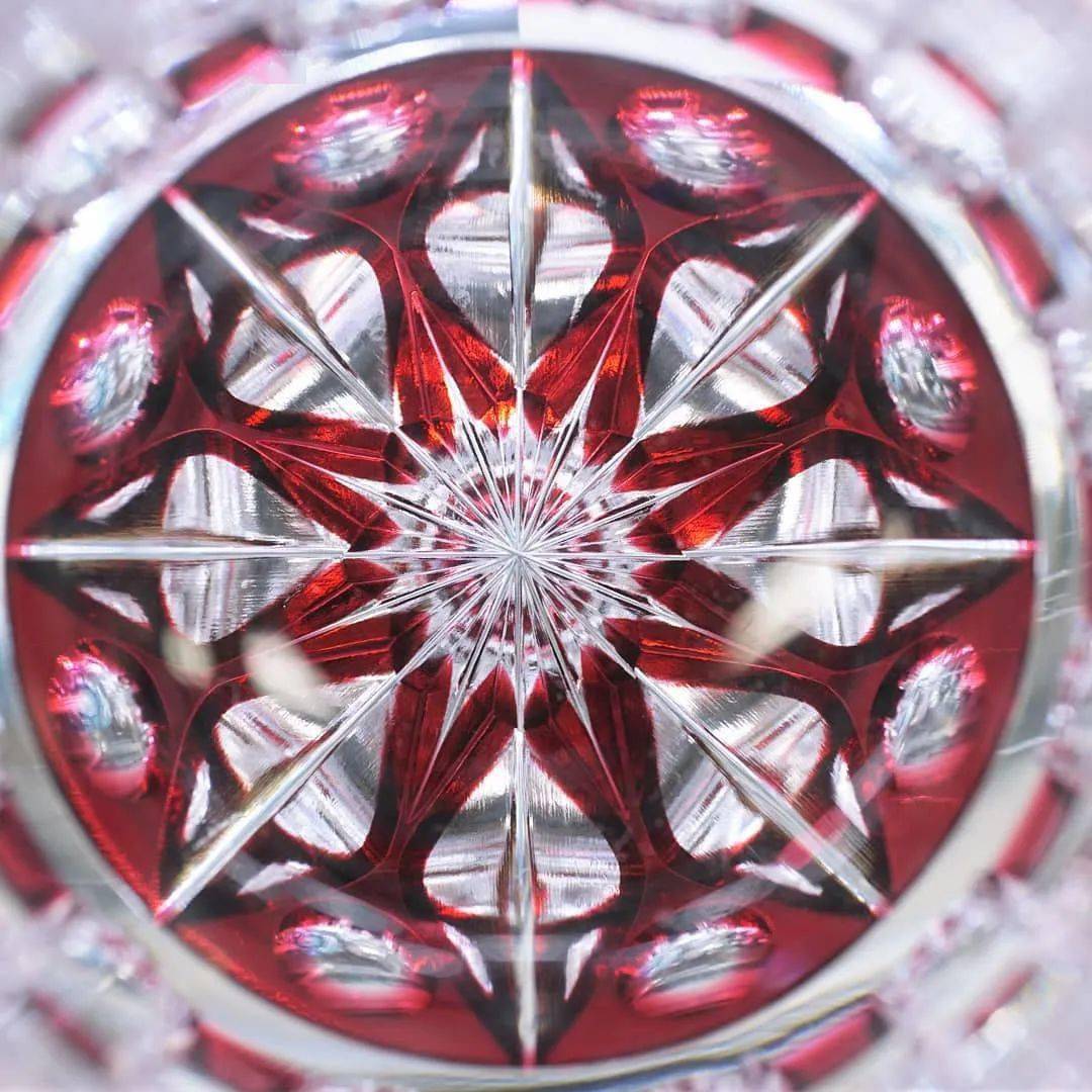 日本传统工艺篇 魔幻般光与影的玻璃工艺品江户切子 图案