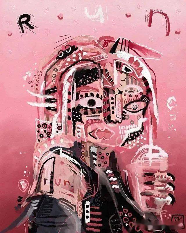 当代毕加索,手术刀式的解构插画!